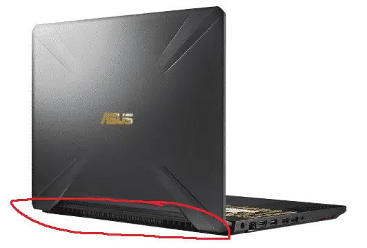 Asus TUF FX505DU Cooling