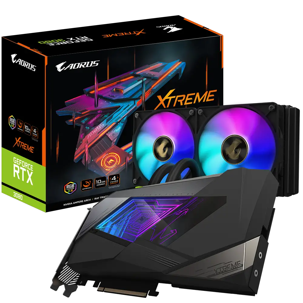 Gigabyte AORUS GeForce RTX 3080 XTREME WATERFORCE 10G