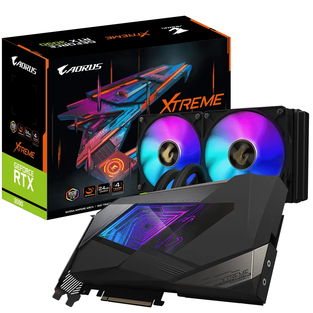 Gigabyte AORUS GeForce RTX 3090 XTREME WATERFORCE 24G