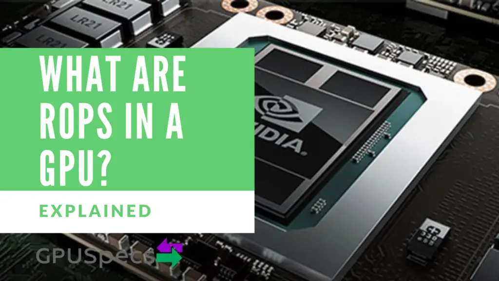 What are ROPS in a GPU