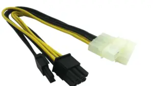 dual molex to 6+2 pin